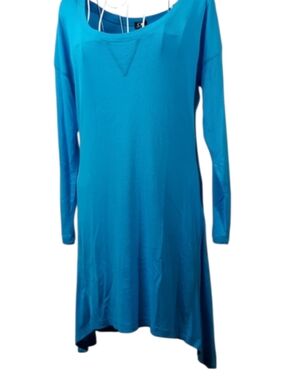 Cable & Gauge Scoop Henley Tunic/Dress SZ L